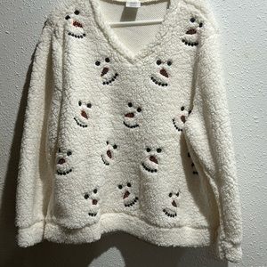 Adorable women’s Snowman sweater